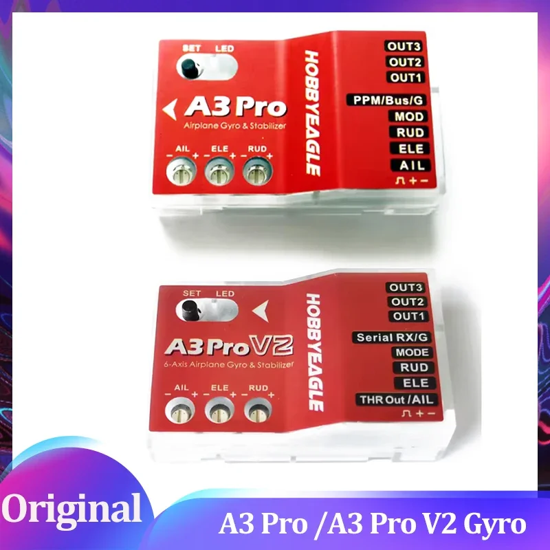 HobbyEagle A3 Pro / A3 Pro V2 Aeroplane RC Flight Controller Stabilizer System Stabilizer Gyro for RC Airplane Fixed-wing Copter