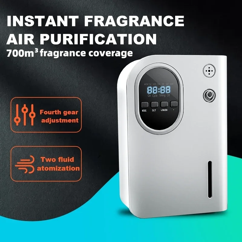 موزع زيت روائح كهربائية ، واحة عطرية ، سعة زيت أساسي ، معطر هواء ، تحكم بالبلوتوث ، مبخرة ، m ³ ، بخور