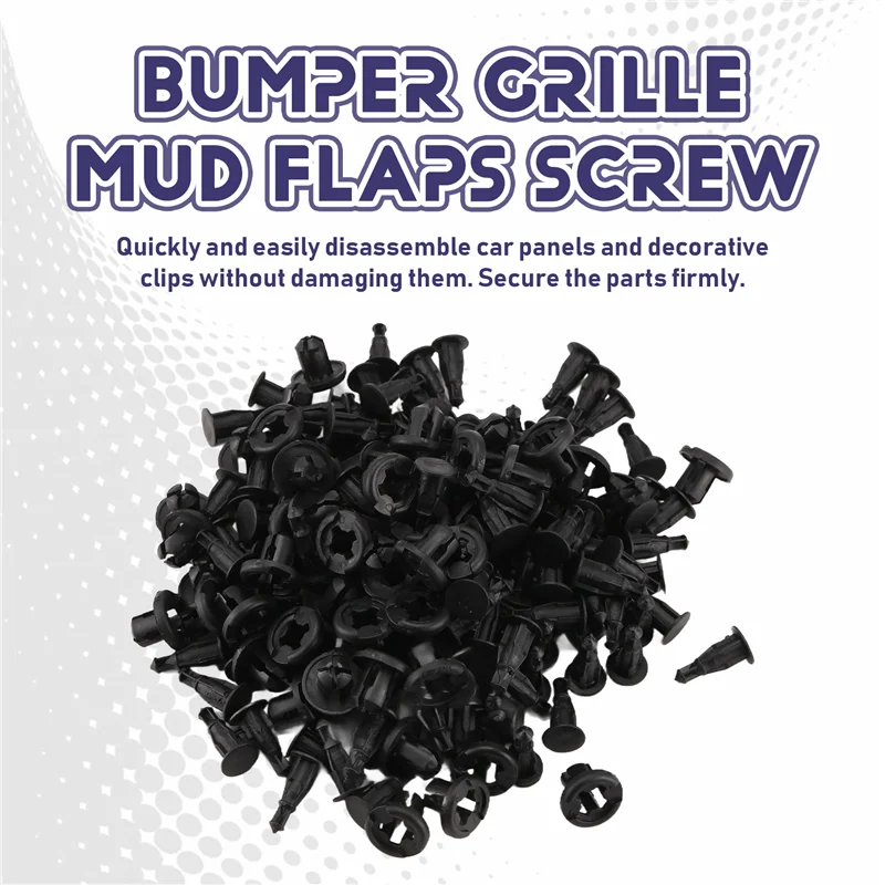

Simple 200PCS Bumper Clips 10Mm Push Fender Flare Fastener For Honda And Acura Plastic Rivet Retainer Clips 91503-SZ3-003