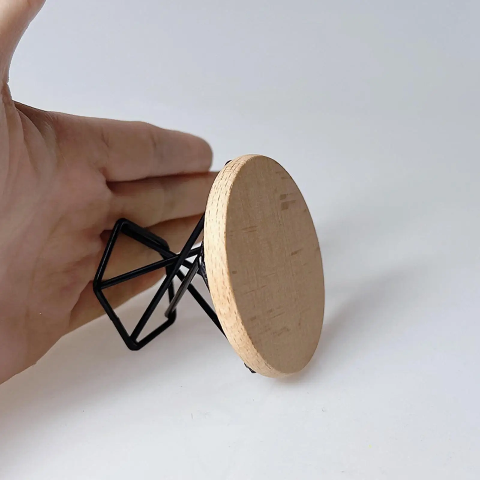 

1/12 Miniature Dollhouse End Table Round Side Coffe Tea Table Model Doll House Furniture