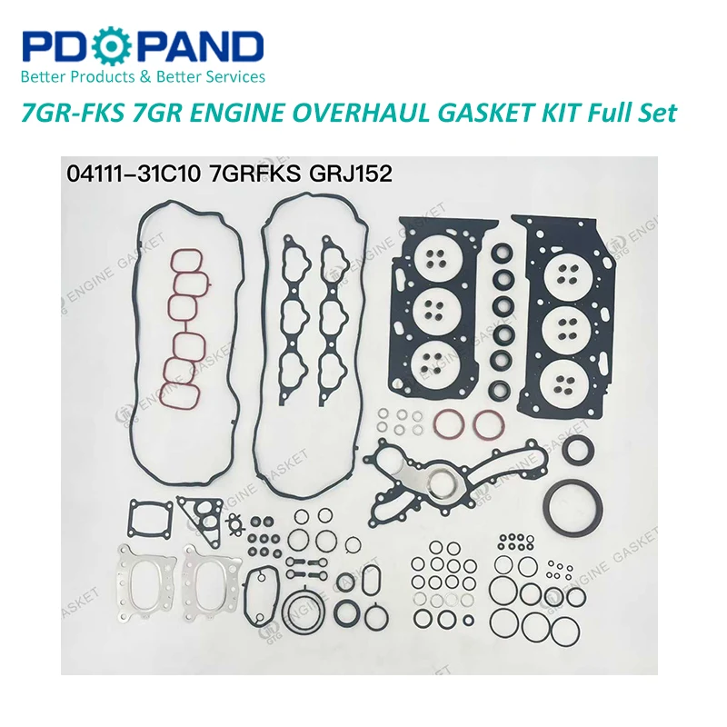 7GR-FKS 7GR Engine Overhual Gasket Kit Full Set For TOYOTA Land Cruiser Prado 3.5L GRJ152 2010-2020 04111-31C10 0411131C10