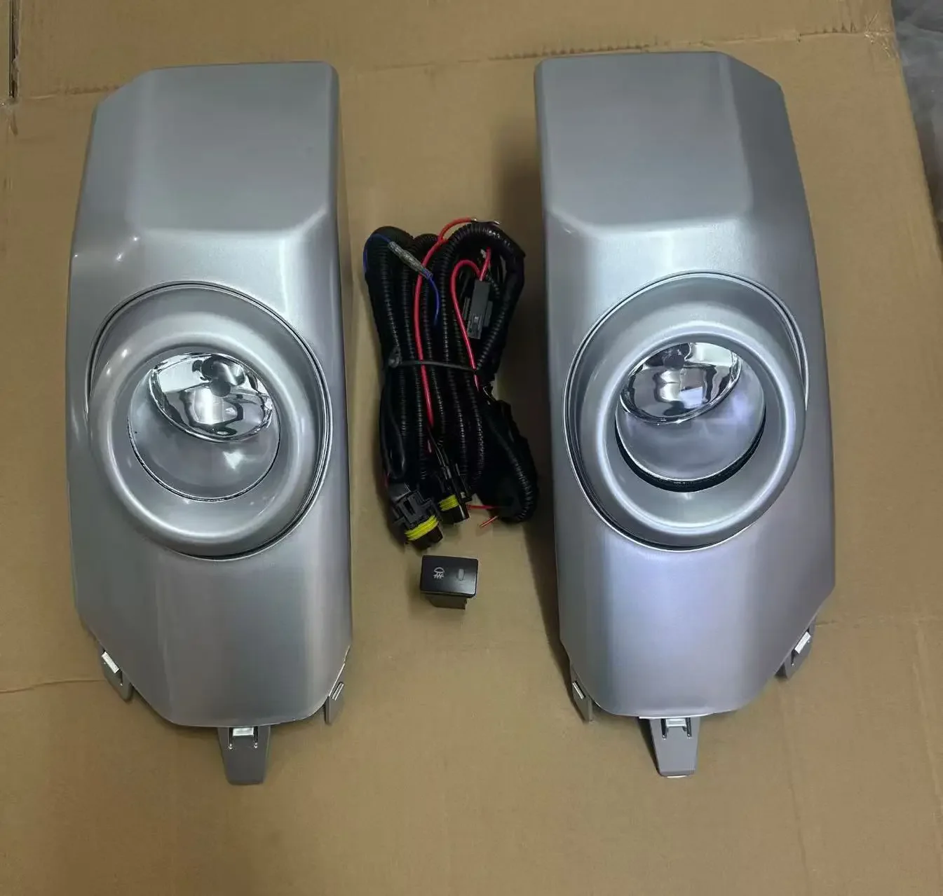 1 Set For Toyota FJ Cruiser 2007-2017 Halogen Bulb Car Front Bumper DRL Daytime Running Light Fog Light Lamp Driving Light Kit detail image 5
