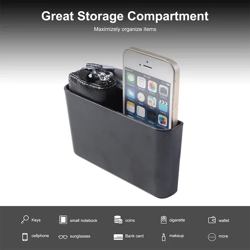 For Jaguar F-TYPE 2013+ ABS black car styling car center console side storage box car interior accessories 1Pcs