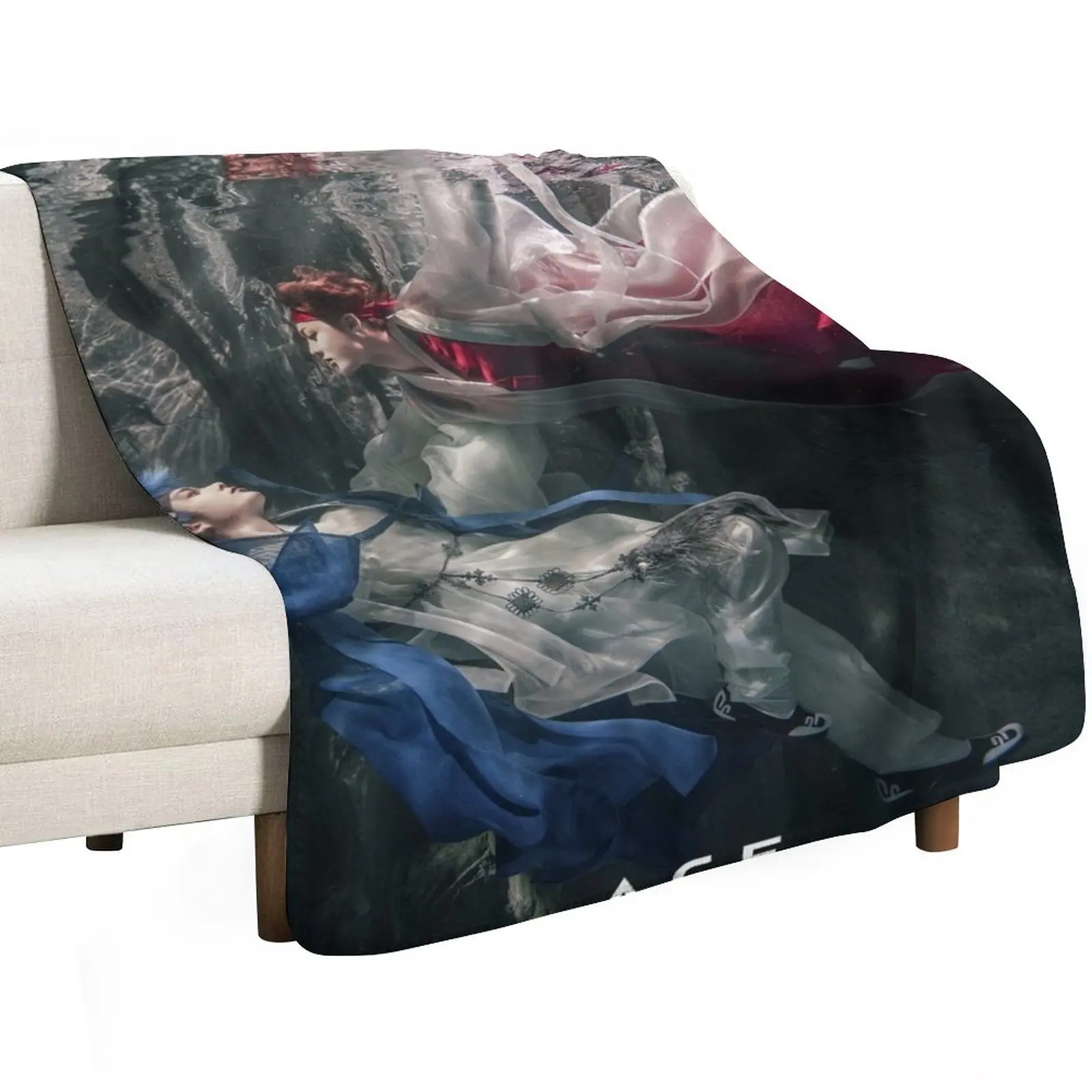 JUN and CHAN HJZM:The Butterfly Phantasy Throw Blanket funny gift valentine gift ideas Designers christmas gifts Moving Blankets