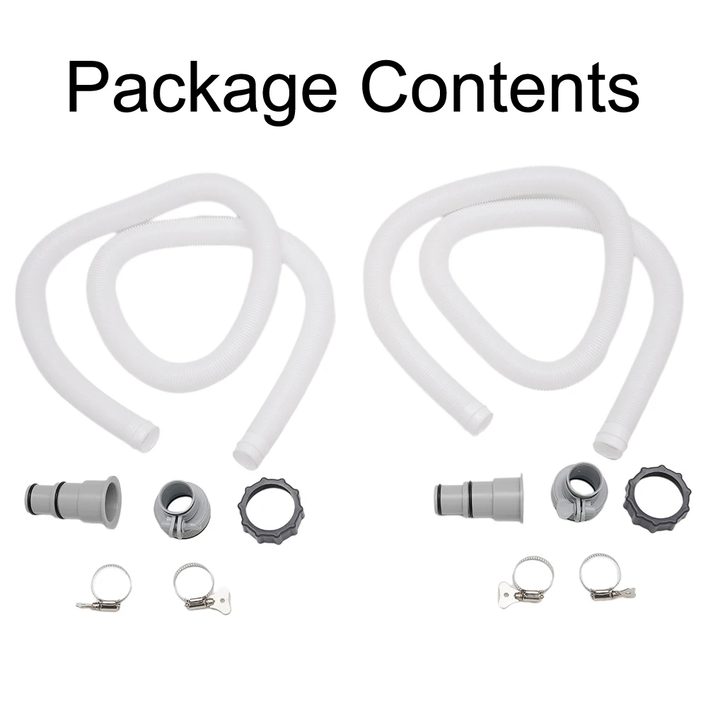 

Swimming Pool Pool Filter Hose Diameter 1.5 Inch Flexible Length 59 Inch Pool Hose Replacement Spa Spare Parts Accessories