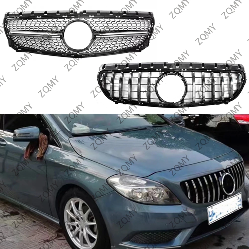 

For Mercedes Benz W246 B-Class B180 B220 B200 B250 2012 2013 2014 Car Front Bumper Grille Centre Panel Styling Upper Grill