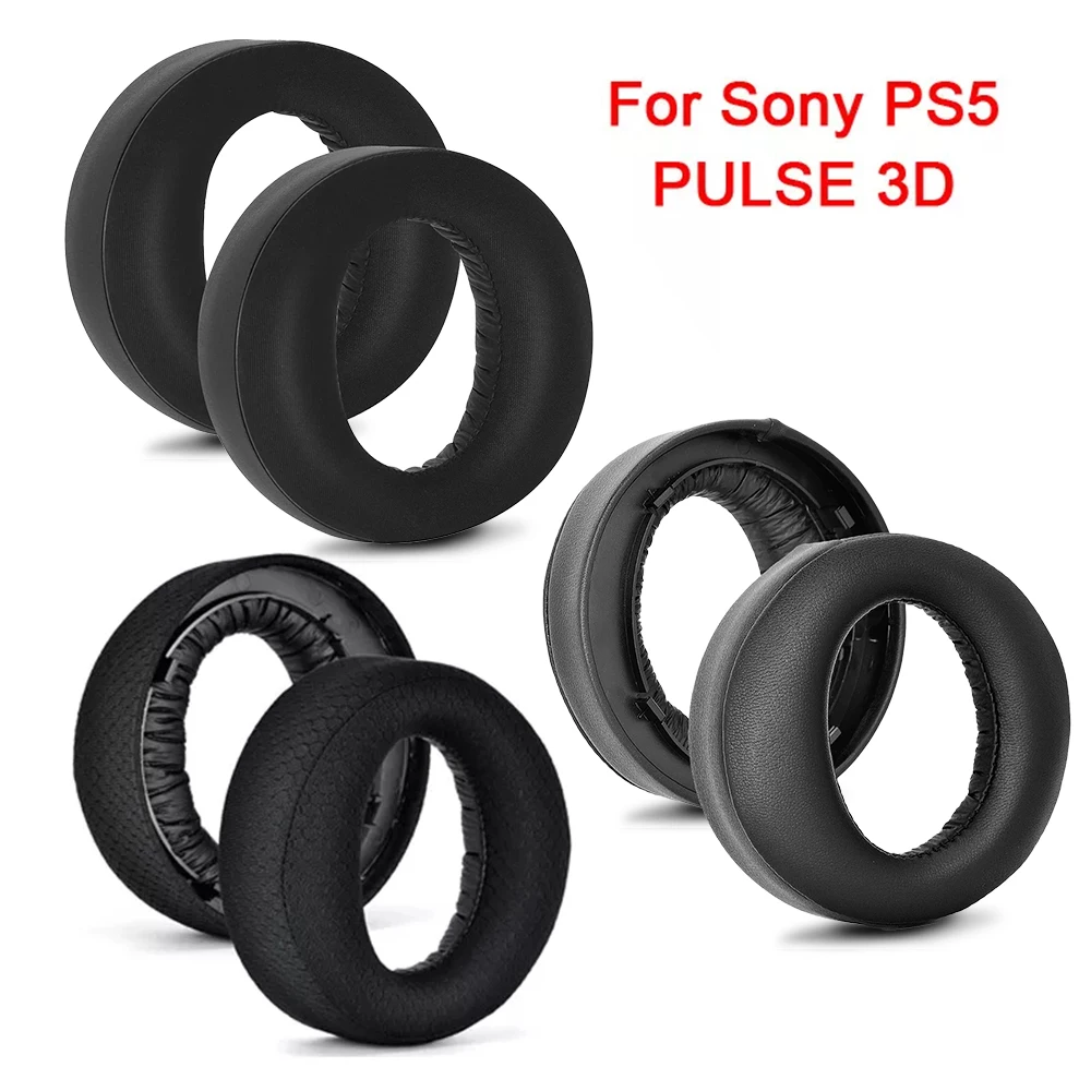 Replacement Ear Pads For SONY PS5 PULSE 3D PlayStation Headset Earpads Memory Foam Cushions Cover Earmuff