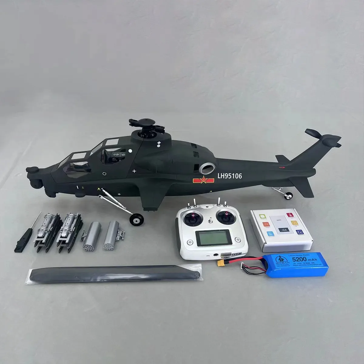 Roban 470 Größe RTF 2 Blätter CAIC Z-10 RC GPS Helicopter X1 Flugsteuerungssystem