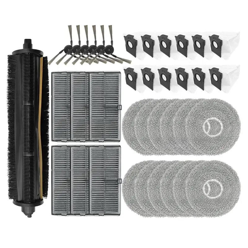 

N98R основная боковая щетка HEPA-фильтр, накладка для швабры, замена мешка для пыли для Dreame Mova P50 Pro Ultra, запасные части, аксессуары