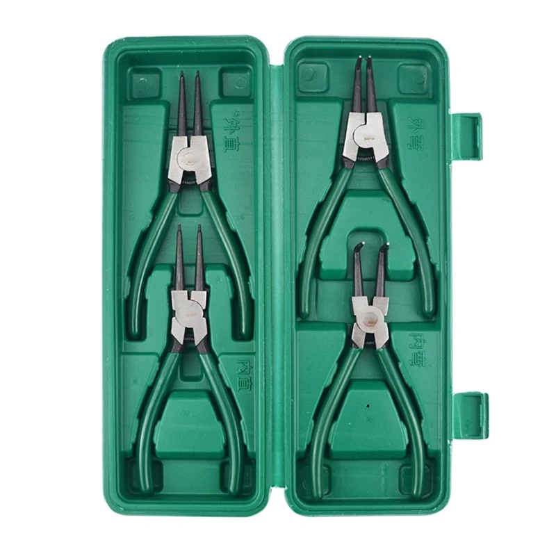 

4PCS Spring Pliers Multi-function Circlip Pliers Circlip Straight Curved Nozzles Dropship