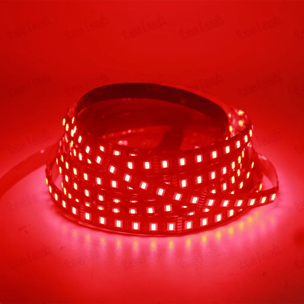 5M Black White PCB Board LED Strip Light RGBCCT 96leds/M 5050 SMD Led Tape Bar Light String Holiday Decoration Lights 24V