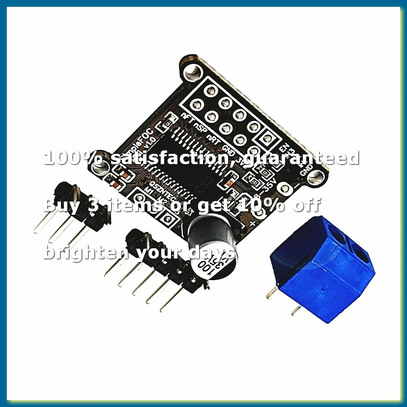 Carte de commande de moteur sans balais simple DRV8313 8-30V avec algorithme de contrôle SVPWM pour une gestion efficace du mote