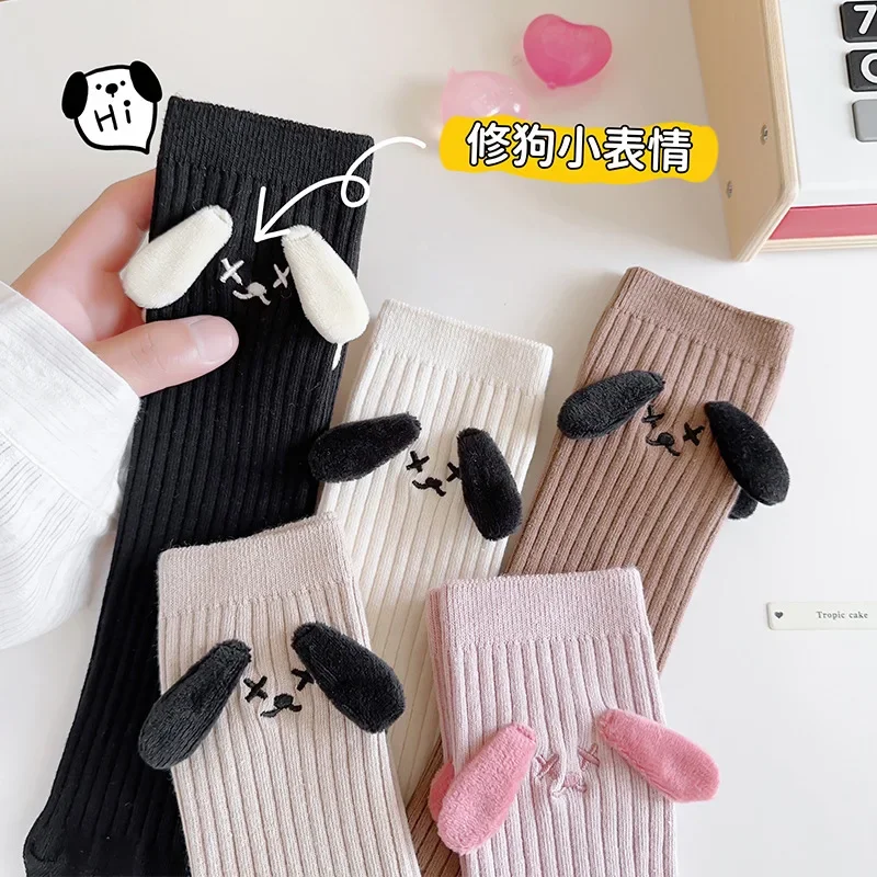 Chaussettes hautes en coton pour enfants, jambières pour bébés filles, chaussettes mignonnes pour enfants, vêtements de printemps pour garçons et filles, chaussettes de dessin animé pour tout-petits