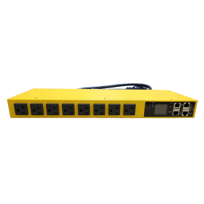 الرف الذكي مقياس L5-20P الأمريكي - PDU المثبت، SSH Snmp، TCP. اختبار والتحكم في Telnet 485modbus