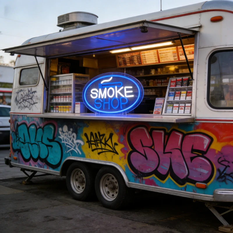 Papan Neon Toko Rokok LED, Pap - Vaping Store ulasan dan harga