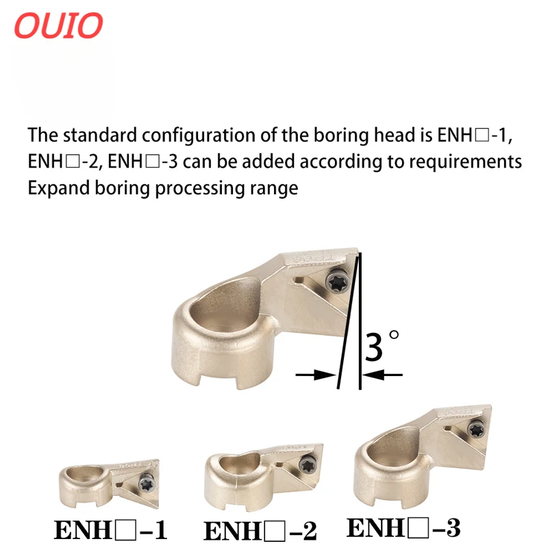 OUIO EWN RBH Fine Boring head EWN20 EWN25 EWN32 EWN40 EWN150 Adjustable Boring Tool Holder Bore CKB1 2 3 4 5 6 LBK 1-6 tpgh