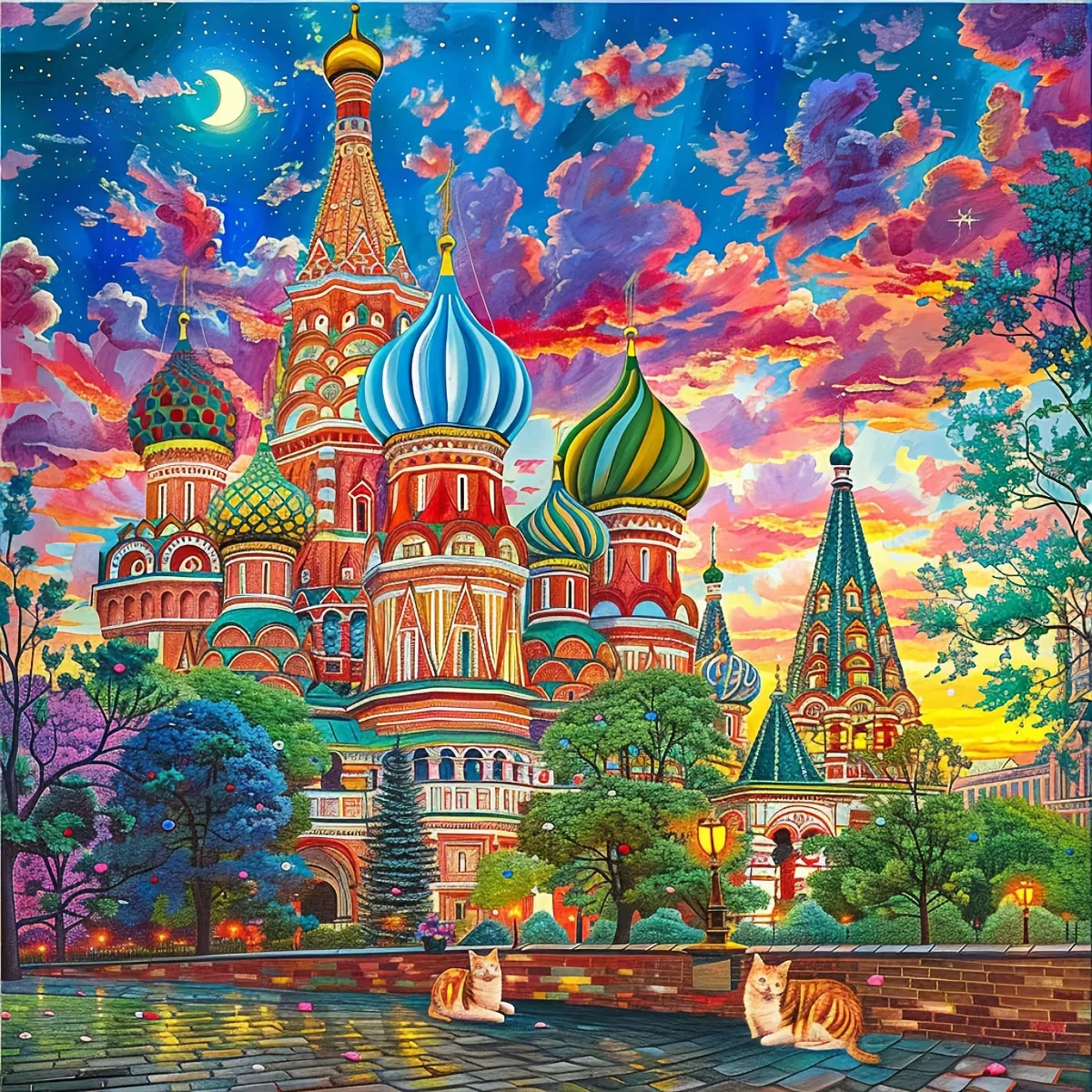 500/1000pcs for Adults Jigsaw Puzzle - Challenging Large-Scale Brain Teaser with Complex Patterns, Portable Box for Family Gam