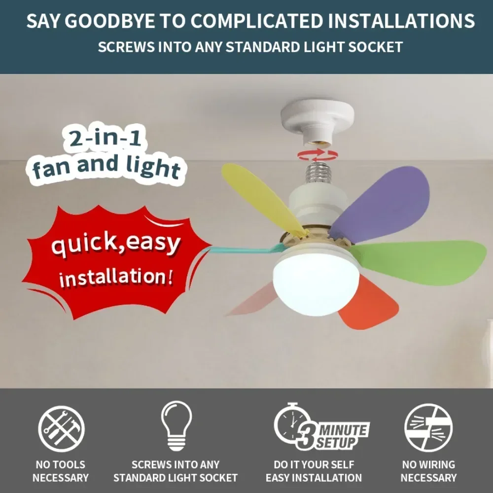 Ceiling Fan 40W/30W LED Fan Lamp Remote Control AC85V-265V E27 Ceiling Fan with Memory Function for Offices Bedroom Kitchen