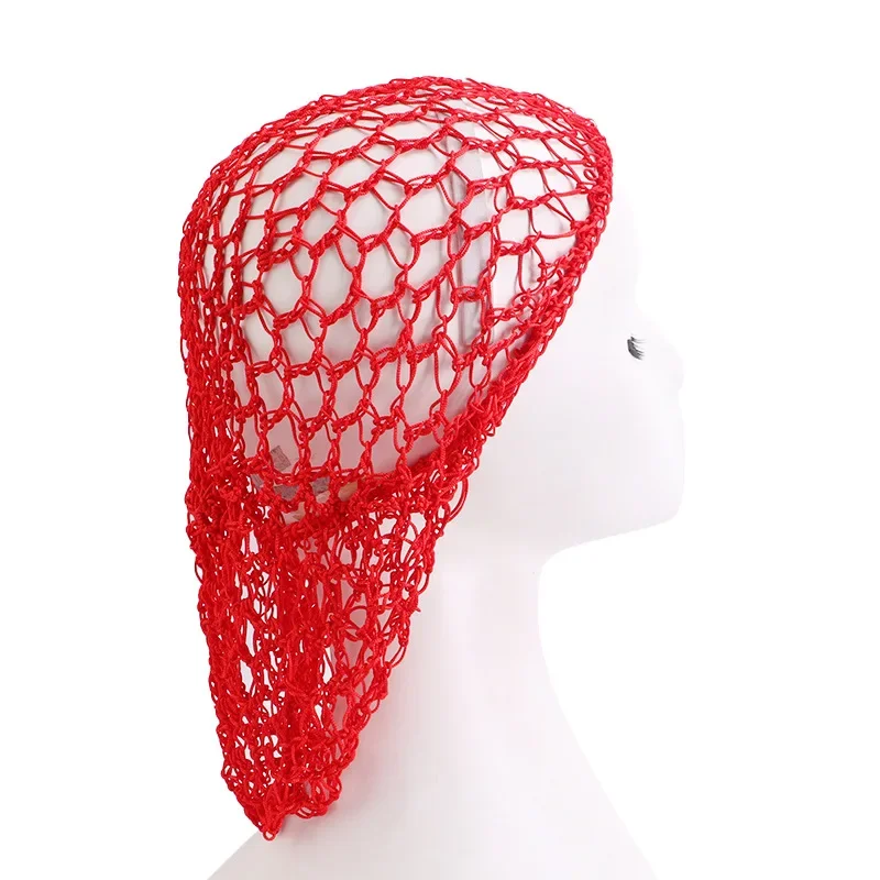 New Women's Mesh Hair Net Crochet Cap Solid Color Snood Sleeping Night Cover Turban Hat Popular Casual Beanie Chemo Hats