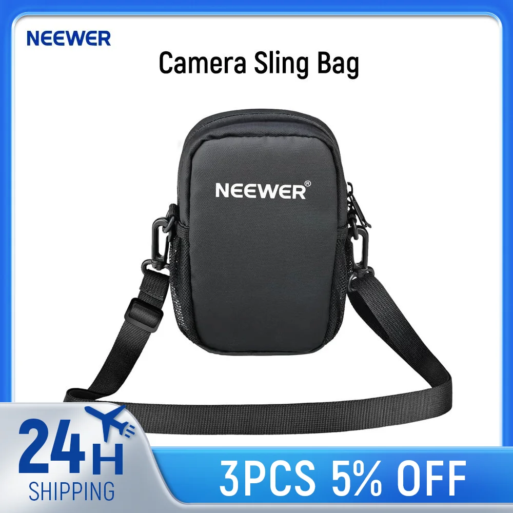 

NEEWER Camera Sling Bag, Water Resistant Lightweight Travel Case For DJI Osmo Pocket 3 iPhone DSLR Photography Accessories