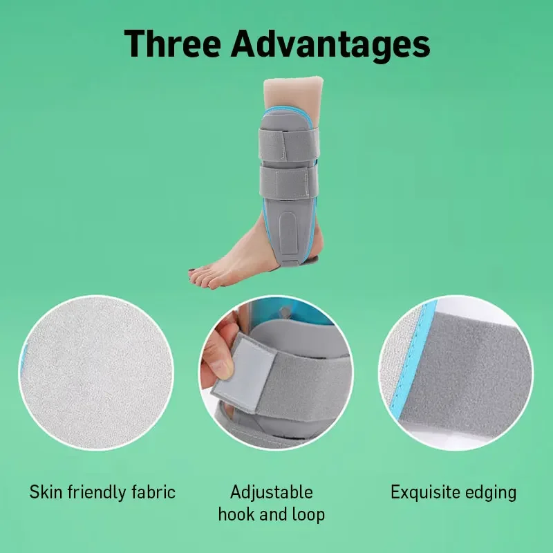 #Ankle Brace-Stirrup Ankle Splint-Adjustable Rigid Stabilizer for Sprains,Tendonitis,Cast Support and Injury Protection Unisex