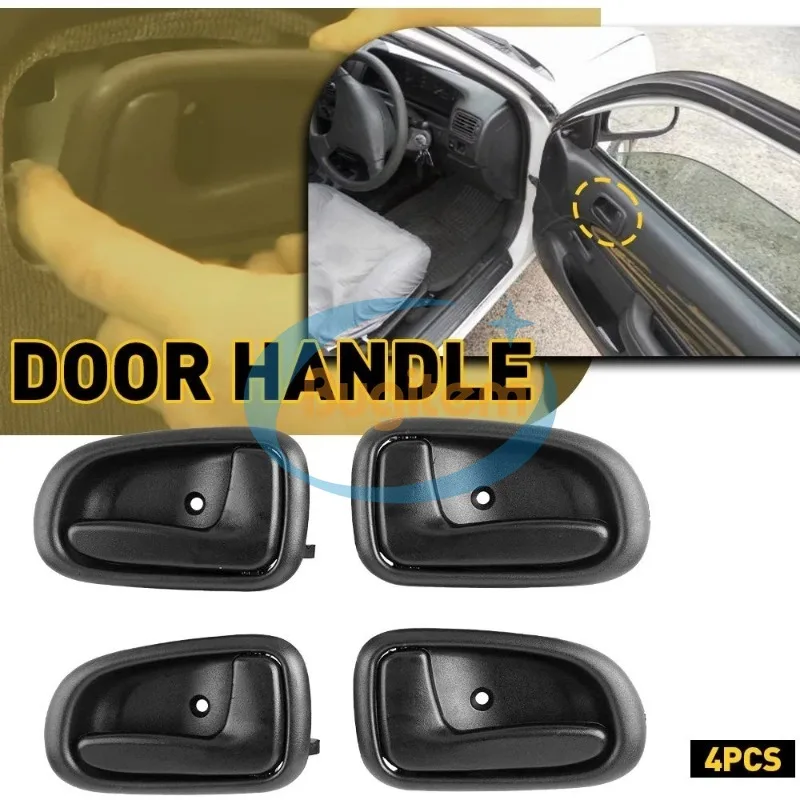 4PCS/Set New Car Left Right Interior Door Handle For Toyota Corolla 1992-1997 69206-12120 69206-12130 69205-12120 69205-12130