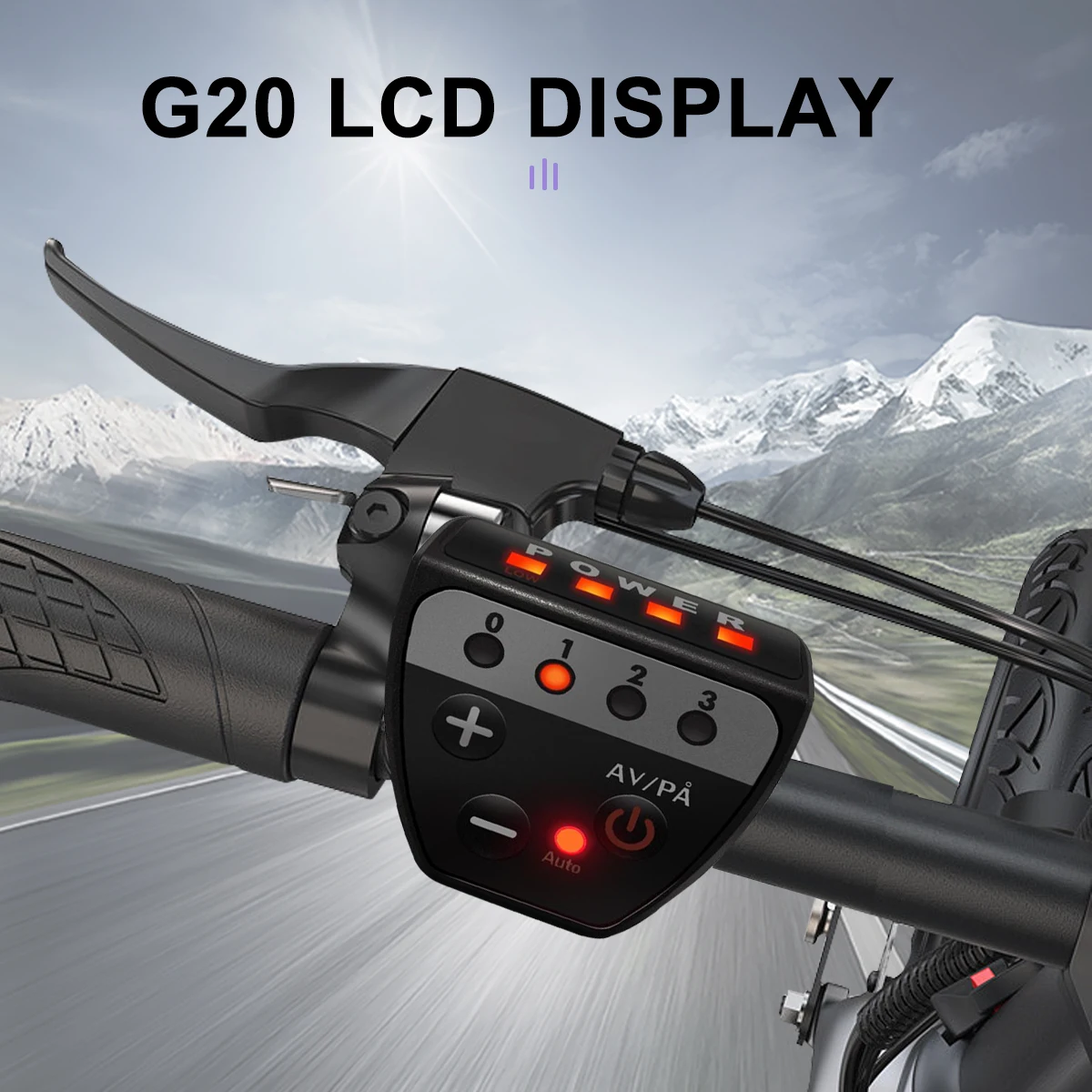 

Electric Bike Display G20 LED Display 36V48V With 5 Pin Waterproof /SM Plug Used for Controller communication protocol UART2