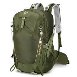 40L outdoor hiking camping backpack outdoor waterproof lightweight mountaineering bag cycling backpack with waterproof cover