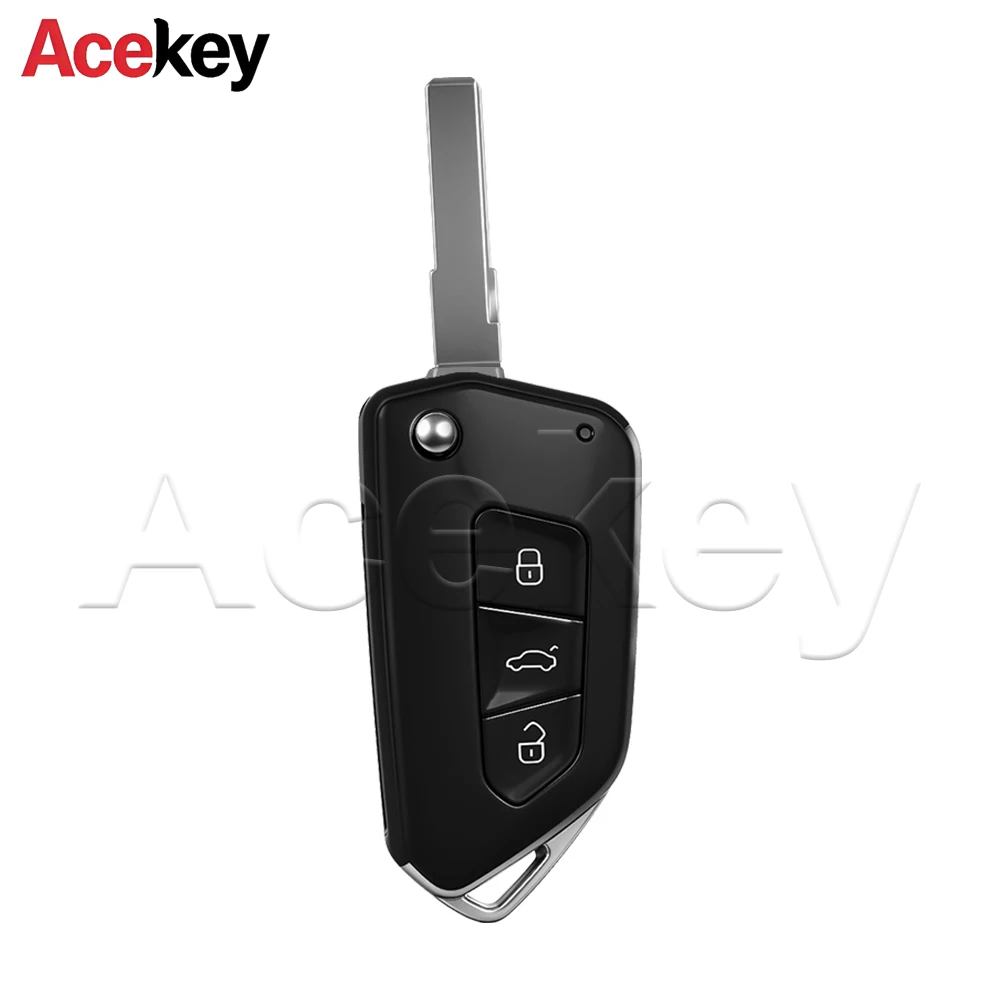 

Modified Filp Folding Remote Key Shell Cover For VW Polo Tiguan Jetta Golf for Skoda for Seat 202AD 3 Buttons Key Shell