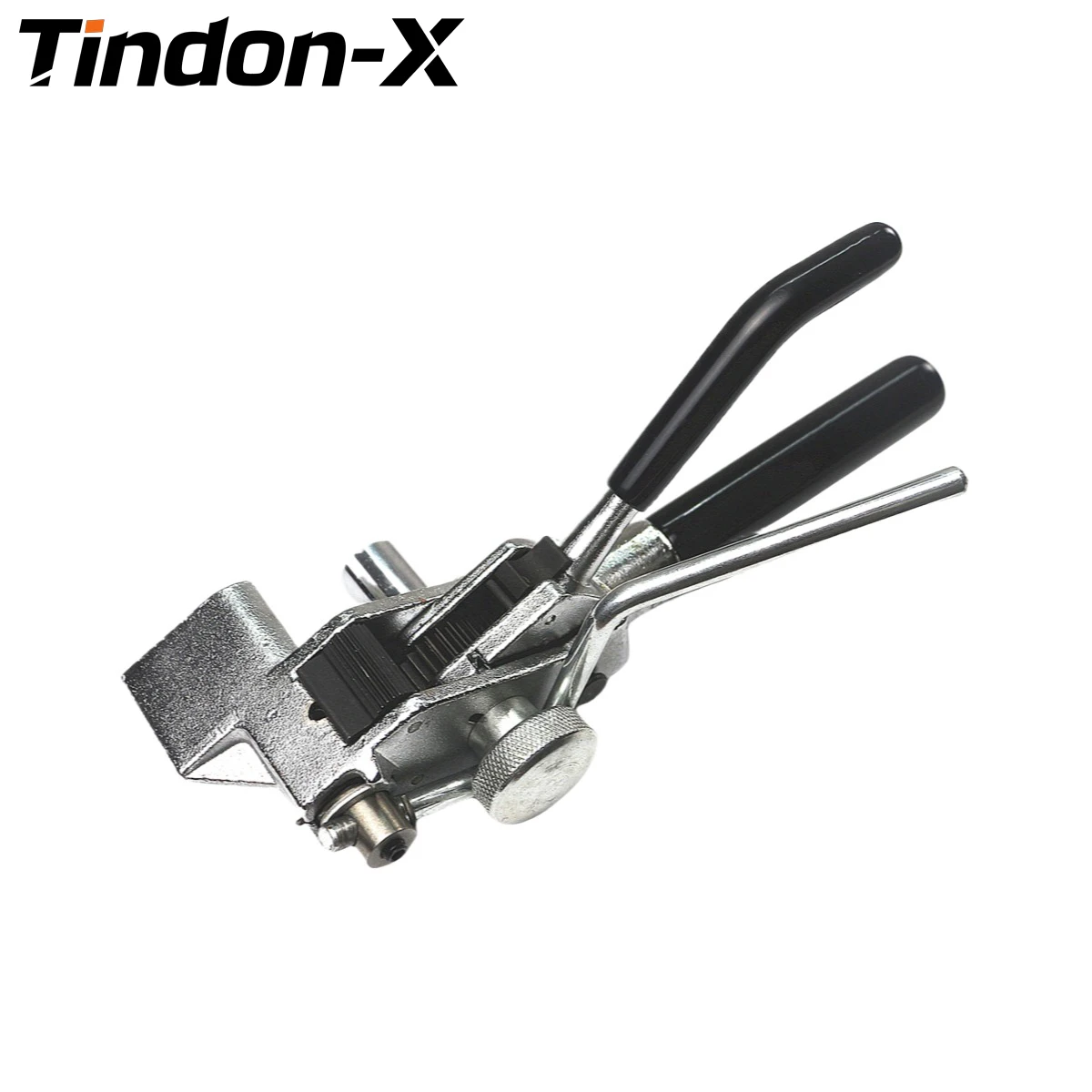 كماشة ربط كابل من الفولاذ المقاوم للصدأ Tindon-X مع شداد وقاطع - أداة تعبئة حزام فولاذي لتجميع مشابك ربط #2