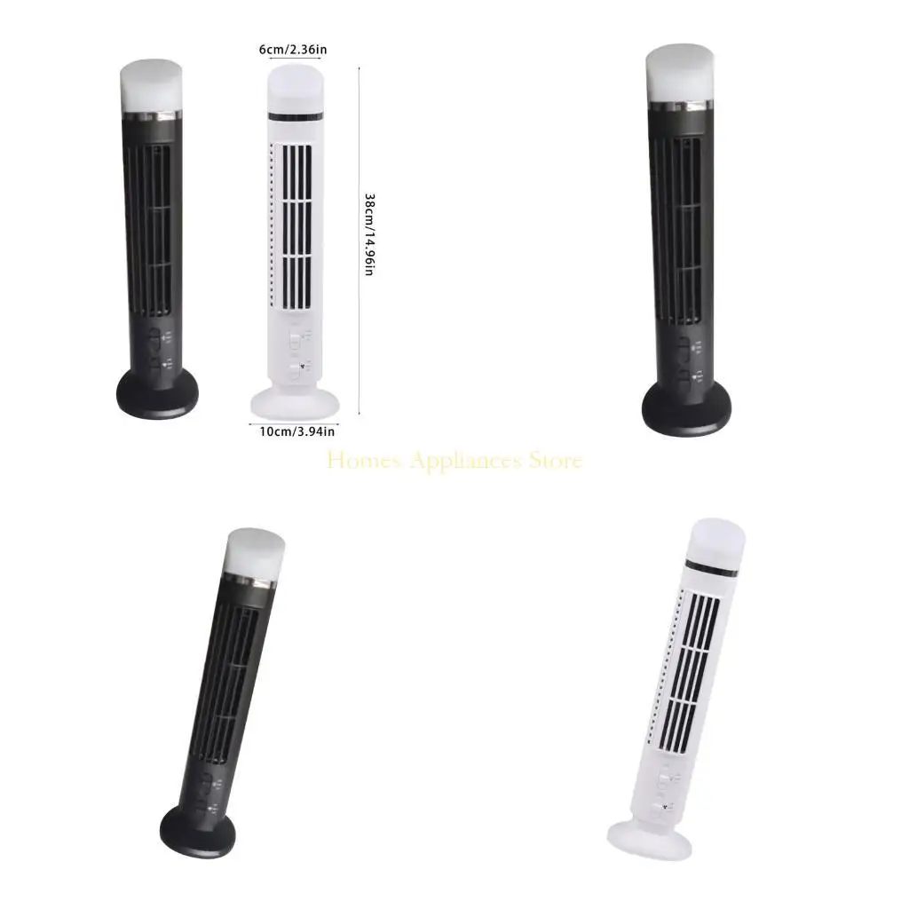 

D0AB Tower вентилятор со встроенным светодиодным светодиодным лампой для ухода за глазами.