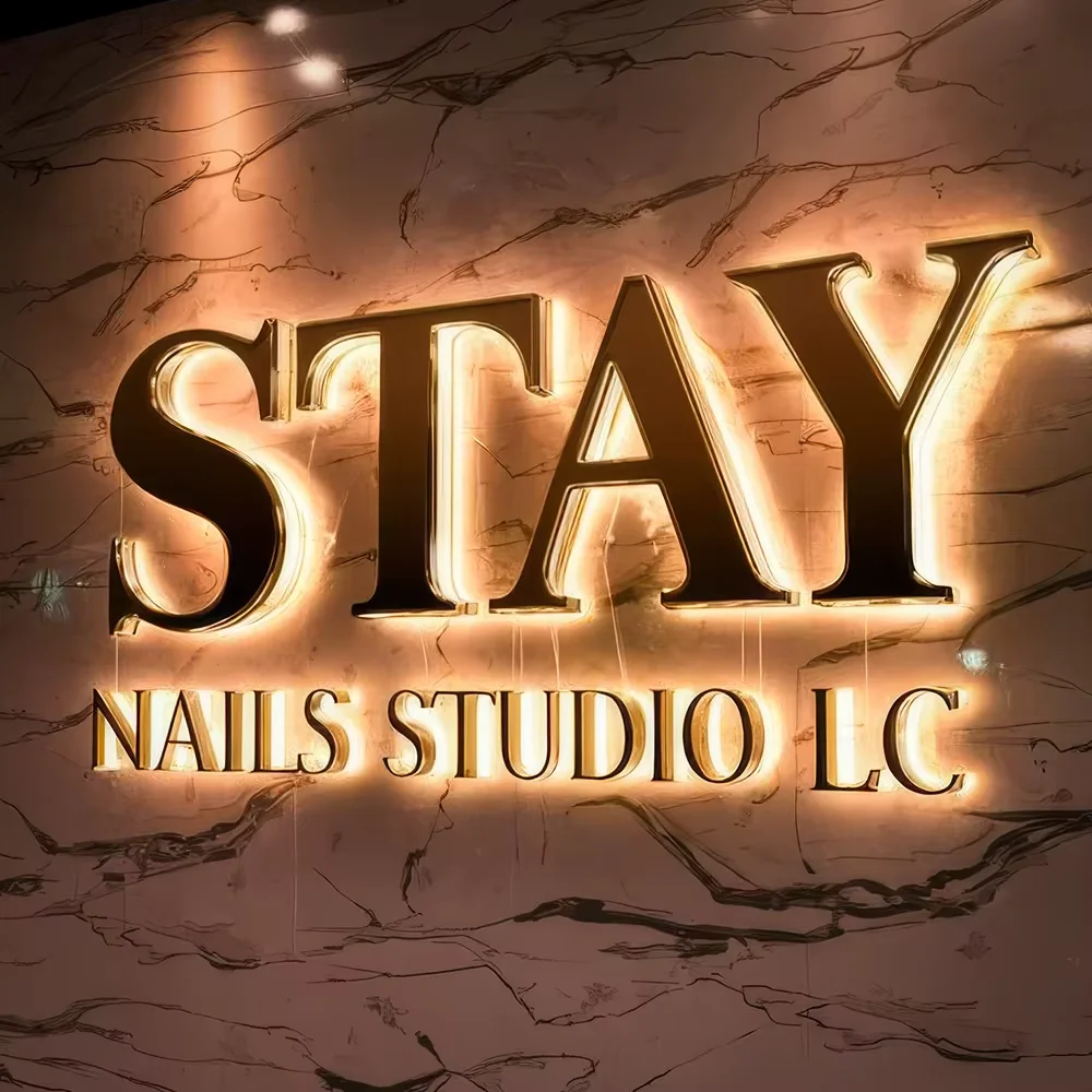 

Dropshipping 3D Backlit Sign Led Signage Custom Outdoor Led Letter Signage Signboard Logo Led For Signage Outdoor Business Sign