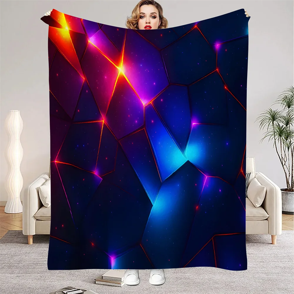 Dream Tech Style Flannel Blanket  for Sofa Beds, Office Outdoor Applicable in All Seasons Comfortable and Warm Various Sizes