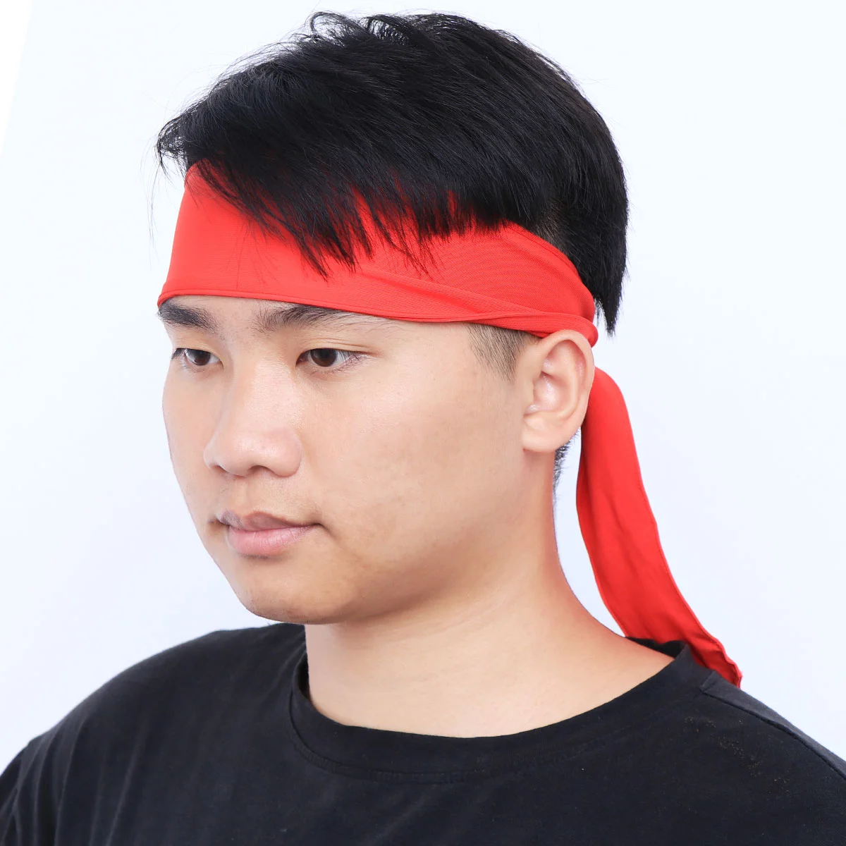 

Head Tie Sports Headband Tie Headband for Running Working Out Tennis Karate Athletics Pirate Costumes (Red)