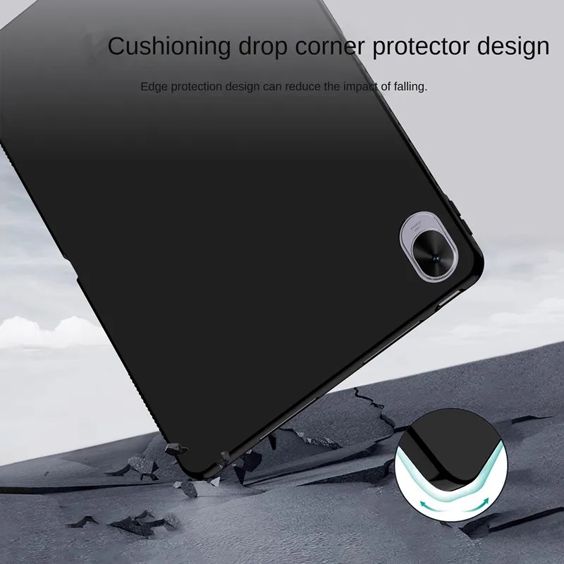 حافظة لهاتف هواوي MatePad 11.5 S 2025 SLG-W50/W10 وسادة هوائية من السيليكون الناعم غطاء من البولي يوريثان Funda MatePad 11.5 "S 2024 حافظات لوحية #5