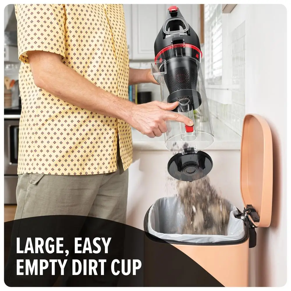Вертикальный пылесос без мешка с несколькими поверхностями, 18 фунтов, мощный всасывающий ковер, твердые полы, легкий вес с удлинительной палочкой для пыли