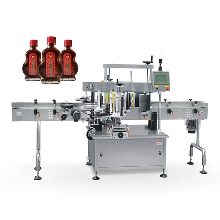 

Compact Dual Side Labeling System for Small Businesses with 40-200 Bottles Per Minutes