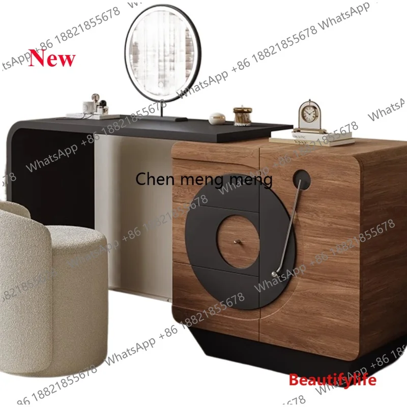 

Современный туалетный столик A48 для девочек и женщин, простой туалетный столик с ящиками, деревянный, для макияжа, мебель для спальни, мебель для комнаты в римском стиле