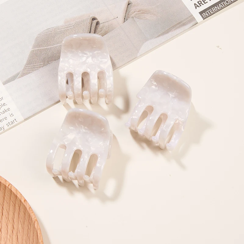 

Luxury Small Acetate Hair Claw Clip Mini Jaw Claw Clip For Thin Medium Hair Classic Elegant French Style Women Girls Hair Clips