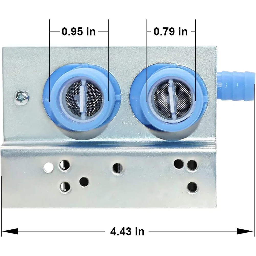 Heavy=Duty Water Inlet Valve Compatible=With For Kenmore For Ge Washing Machines Precise Flow Control & Sediment Protection