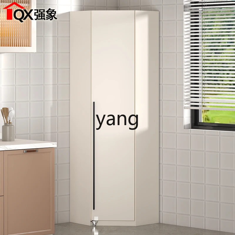 LHH  Cream Wind Corner Corner Cabinet Kitchen Storage Storage Side Cabinet