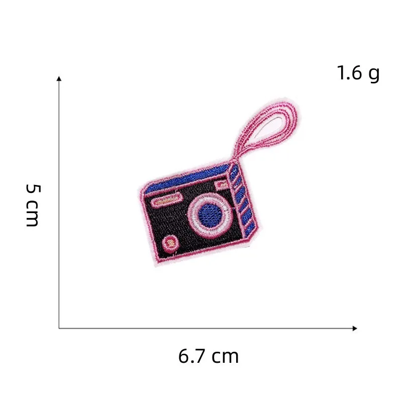 Eyes Camera Fashion Patches For Clothing Kids Termoadhesivos Embroidery Ironing On Shirt DIY Applique On Jeans Repair Hole Swe