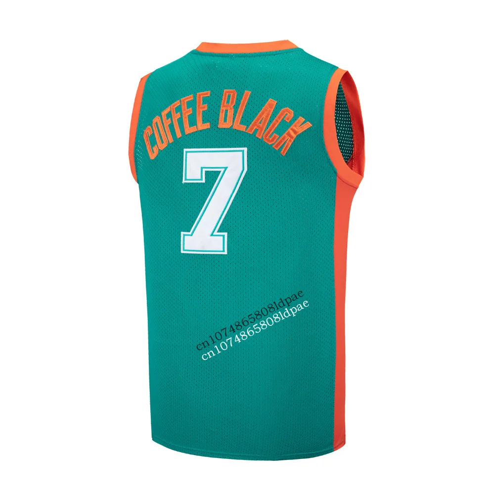 Coffee Black Jersey 7 Flint Tropics Basketball Jersey 33 Jackie Moon Sports Shirt 11 Ed Monix Mens Movie Jersey Us Size S-XXXL