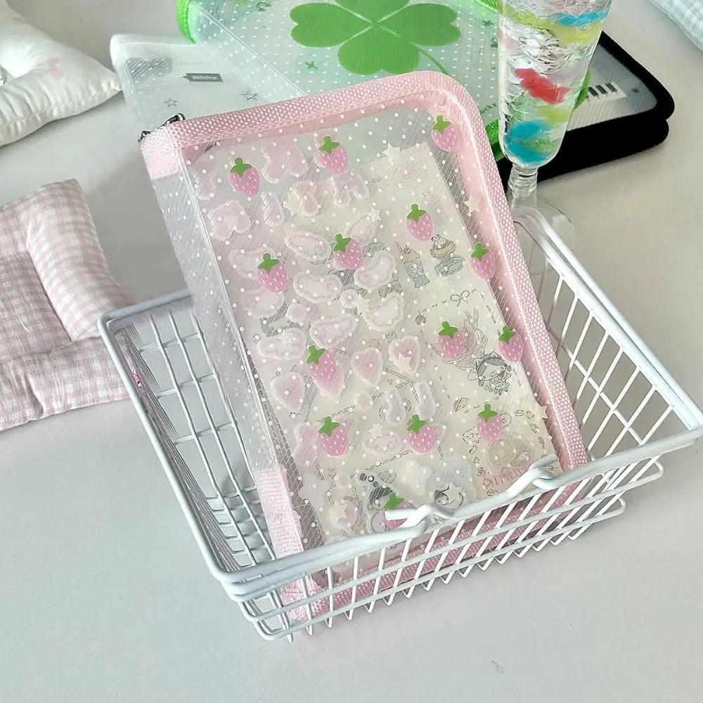 Cartella portadocumenti portatile in twill per cancelleria Borsa per documenti multifunzionale resistente all'acqua Cartella per file con cerniera in PP Forniture per ufficio scolastico