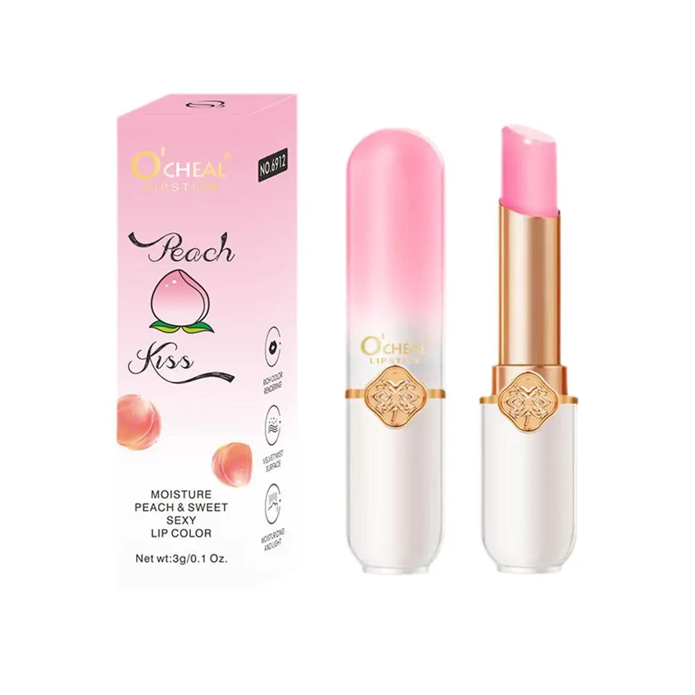 3g Moisturizing Lip Gloss Oil Fruit Flavor Color Changing Long Tint Plumping Lip Oil Lasting Lipstick Gloss Lip Sexy Lip K2W8