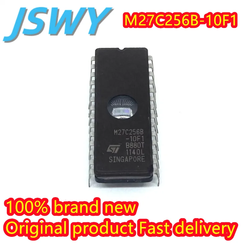 

(3/40 pieces) M27C256B-10F1 DIP28 M27C256B original authentic ceramic memory chip electronics spot delivery fast