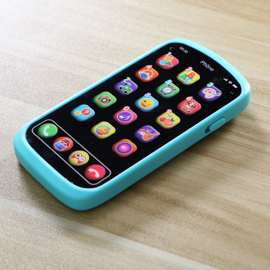 Jouet de téléphone à écran tactile pour enfants, Simulation de téléphone portable, Machine d'apprentissage de l'anglais avec lumière, jouet d'éducation précoce pour bébé, cadeau