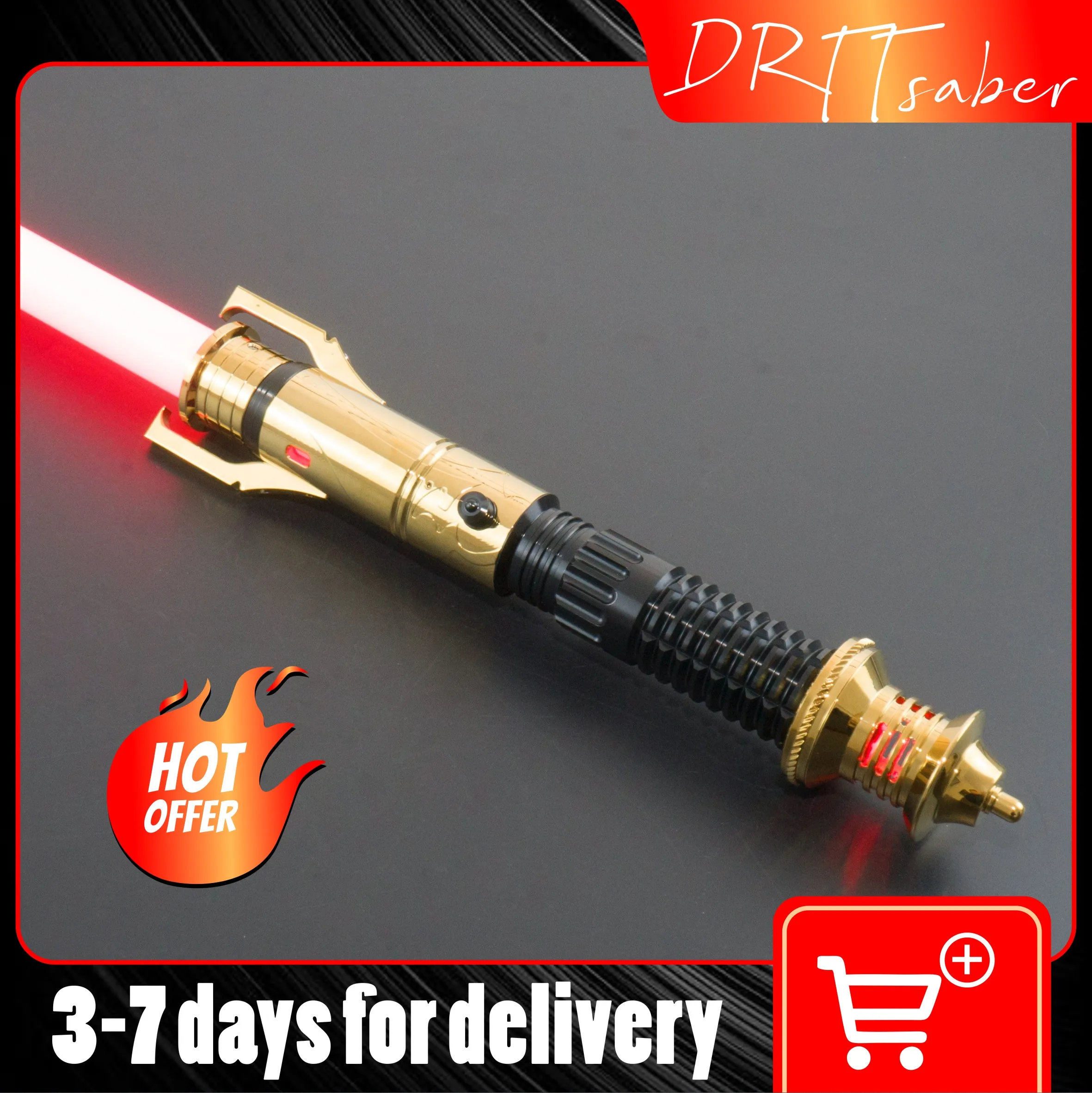 

X-Saber Tarone V2 Lightsaber Proffie V2.2 board Laser Sword Metal Hilt Add 40+ fonts for free