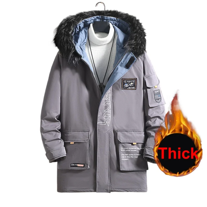 

Men's Parka Winter Jacket Men Plus Size 12XL 11XL 10XL Fashion Thickened Jacket Coat Outerwear Male Big Size Coats Bandana Print