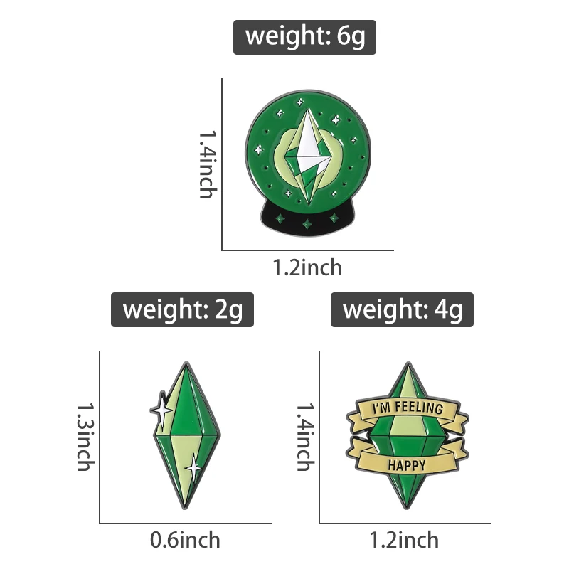 Cartoon TV Serie Emaille Pins Esoterische Magische Kugel Abzeichen Revers Broschen Erdferkel Animierte Film Filme Schmuck Für Freunde – Detail 4